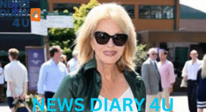 Joanna Lumley Summer Layering: Breezy White Trousers and Bottle-Green Silk Shirt